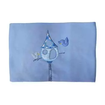 Kidboo Плед флисовый "Lovely Birds", 80*120 см, blue