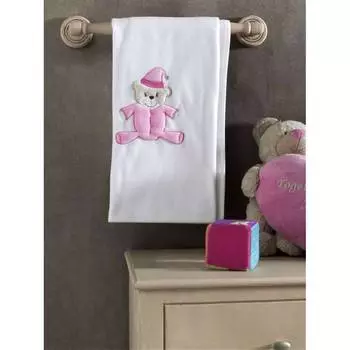 Kidboo Плед флисовый "Teddy Boo", 80*120 см, pink