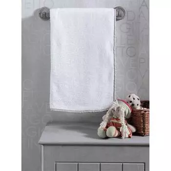 Kidboo Плед велсофт "BLOSSOM LINEN", 80*120 см, white