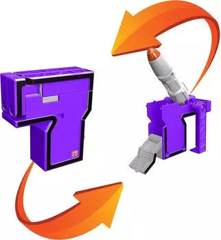 Игрушка 1TOY Трансботы Боевой расчет "Тополь-7 - цифра 7"