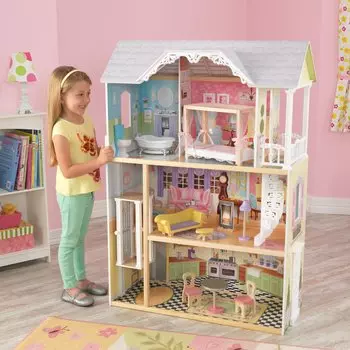 Kidkraft Трехэтажный дом из дерева для Барби "Кайли"