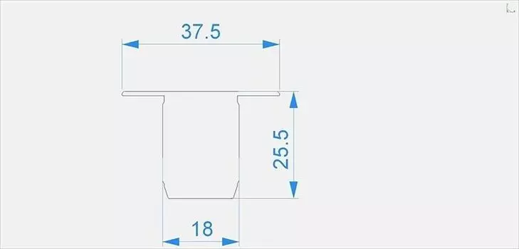 Торцевая заглушка P-ET-03-10 набор из 2 шт. Deko-Light 978260