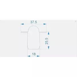 Торцевая заглушка R-ET-03-10 набор из 2 шт. Deko-Light 979700