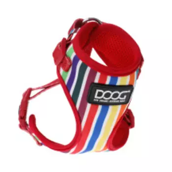 DOOG Шлейка для собак "NEOFLEX SCOOBY", красная, XS, 28-34см (Австралия)