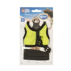 DUVO+ Шлейка для грызунов "Walking Vest", желто-зеленый, М (Бельгия)