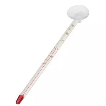 EBI Термометр для аквариума стеклянный с присоской от 0 до 50 °C (Нидерланды)
