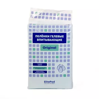 ELITEPAD Пелёнки одноразовые, гелевые "Original", 60х90см,10 шт/уп