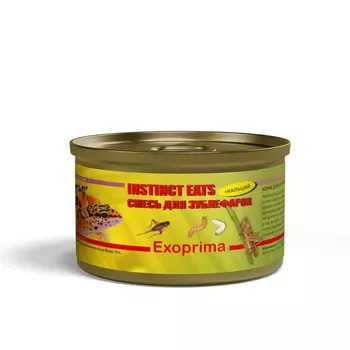 EXOPRIMA Instinct Eats Корм для рептилий консервированный "Смесь для Эублефаров", З5гр