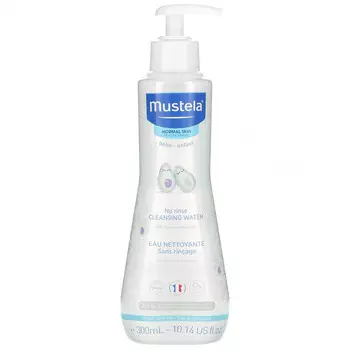 Mustela, Baby, Очищающая вода без ополаскивания, 10,14 жидких унций (300 мл)