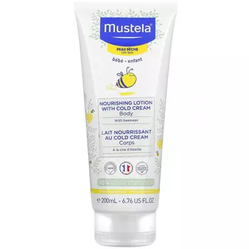 Mustela, питательный охлаждающий детский лосьон для тела, для сухой кожи, 200 мл (6,76 жидк. унции)