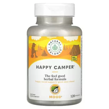 Natural Balance, Happy Camper, 120 вегетарианских капсул