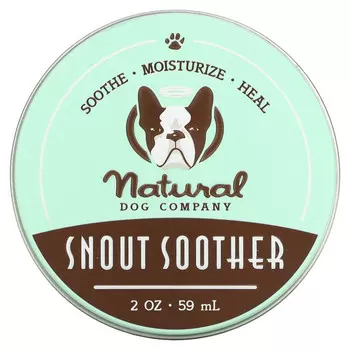 Natural Dog Company, Пустышка для морды, увлажнение, 59 мл (2 унции)