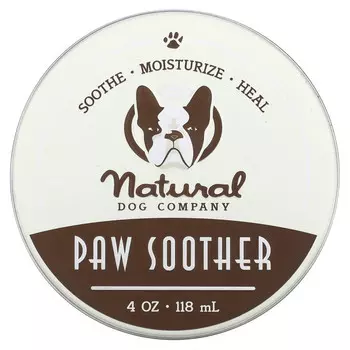 Natural Dog Company, Пустышка Paw, 118 мл (4 унции)
