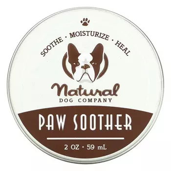 Natural Dog Company, Пустышка Paw, 59 мл (2 унции)