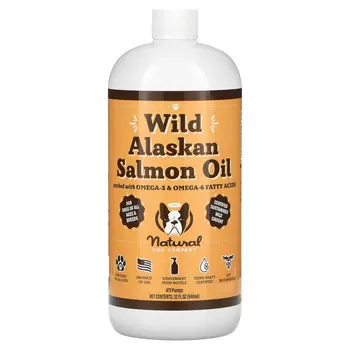 Natural Dog Company, Жир дикого аляскинского лосося, для собак, для всех возрастов, 946 мл (32 жидк. Унции)