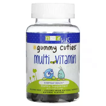 Natural Dynamix (NDX), Gummy Cuties, мультивитамины для детей, 60 жевательных мармеладок