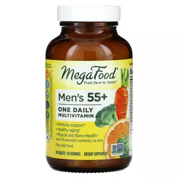 MegaFood, One Daily, добавка для мужчин старше 55 лет, 90 таблеток