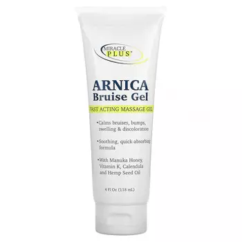Miracle Plus, Гель от синяков с арникой, 118 мл (4 жидк. Унции)