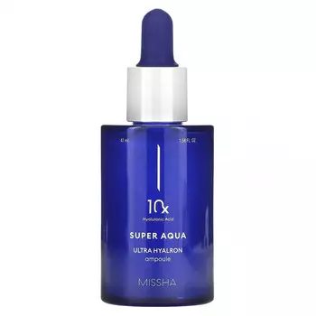 Missha, Super Aqua, ультра гиалроновая ампула, 47 мл (1,58 жидк. Унции)