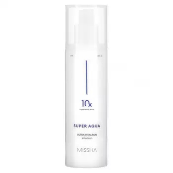 Missha, Super Aqua, ультра гиалроновая эмульсия, 130 мл (4,39 жидк. Унции)