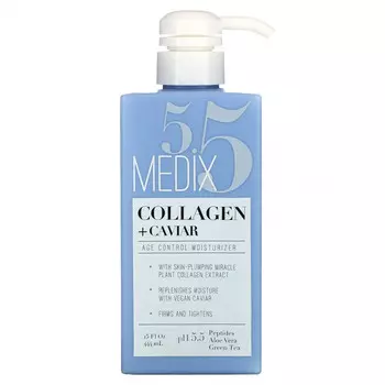 Medix 5.5, Collagen + Caviar, увлажняющее средство для контроля возраста, 444 мл (15 жидк. Унций)