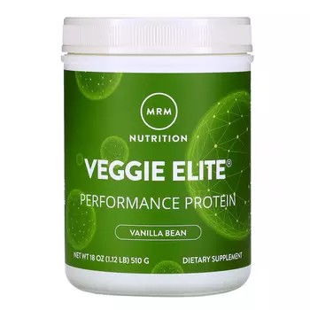MRM, Veggie Elite Performance Protein, ваниль, 510 г (1,12 фунта)