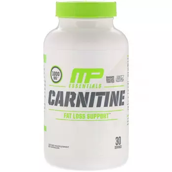 MusclePharm, Карнитин, поддержка в борьбе с лишним жиром, 60 капсул