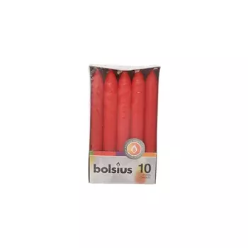 Свечи столовые 2 х 17 см Bolsius 10 красный