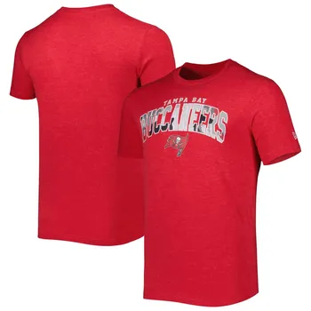 Мужская красная футболка с принтом Tampa Bay Buccaneers Training Collection New Era