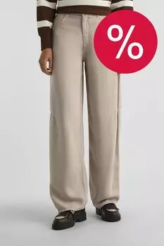 Брюки прямого кроя EMPORIO ARMANI