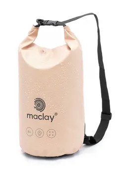 Гермомешок туристический maclay, 20 л, 500d, с лямкой, бежевый
