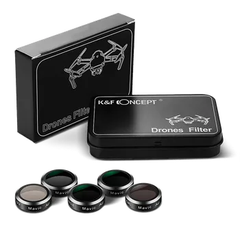 Комплект светофильтров K&F Concept ND + CPL + UV для DJI Mavic Air (5шт) SKU1476