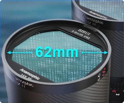 Объектив Sirui Saturn 75mm T2.9 1.6x FF Anamorphic RF (Blue Flare) Saturn RF75B