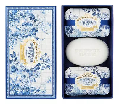 Portus Cale Gold &amp; Blue: мыло 3*150г