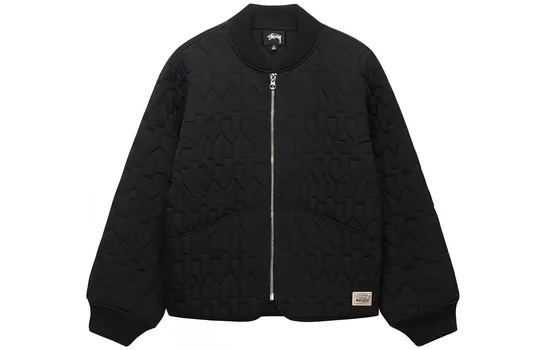 Стеганая куртка на молнии Stssy Stussy, оранжевый