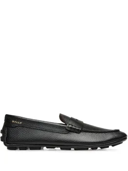 Кожаные мокасины Bally, черный