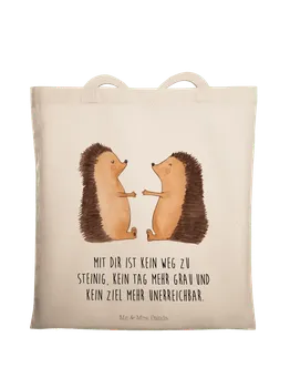 Сумка для переноски Mr & Mrs Panda Igel Liebe, кремовый