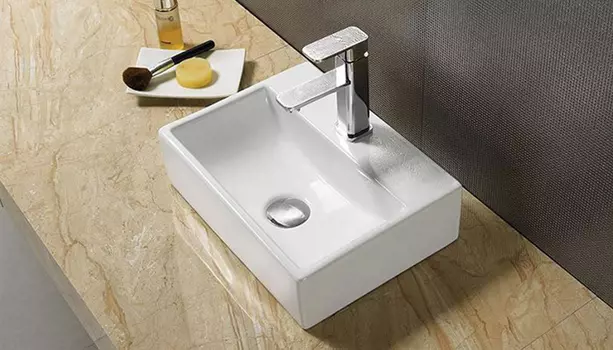 Раковина Velvex 7440C накладная 40х30 см
