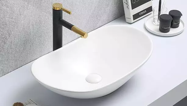 Раковина Velvex 7811AMW накладная 61,5х36 см