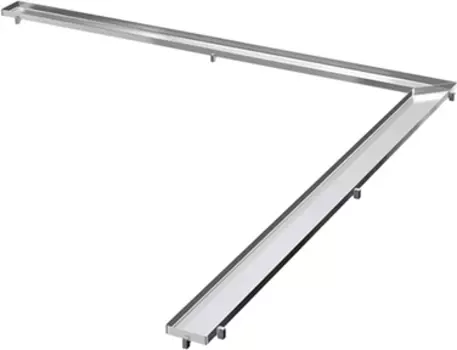 Решетка TECE TECEdrainline Plate 6 112 70 120х120 см под плитку угловая