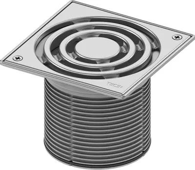 Решетка TECE TECEdrainpoint S 366 00 10 с монтажным элементом и фиксаторами