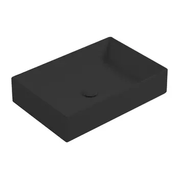 Раковина Simas Agile AG60 nero matt 60х44 накладная, черная матовая