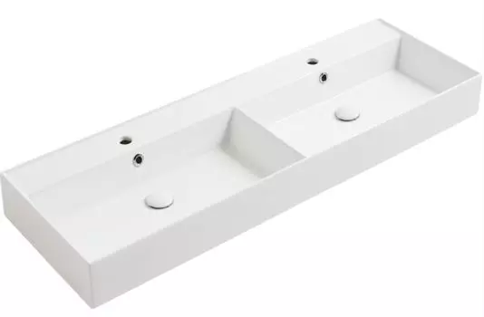 Раковина Simas Agile AG141D bi*2 141x46 подвесная, двойная