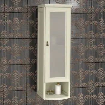 Шкаф Opadiris Клио 30 R, слоновая кость, матовое стекло
