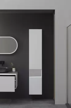 Шкаф-пенал Allen Brau Infinity 35 R подвесной белый матовый
