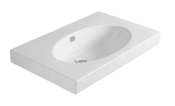 Раковина Simas LFT Spazio LFT44bi*0 80х50 см без отверстия под смеситель