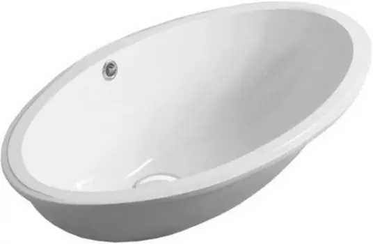 Раковина Simas LFT Spazio LFT74 bi под столешницу 66х39 см, белая