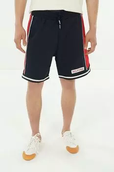 Шорты хлопковые с контрастными деталями Tommy Hilfiger
