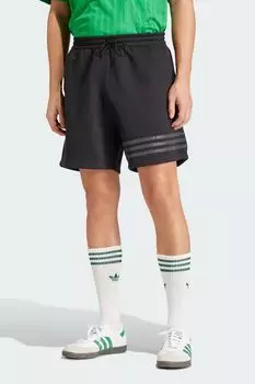 Шорты на эластичном поясе с логотипом Adidas