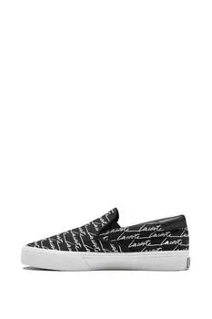 Слипоны с принтом Lacoste